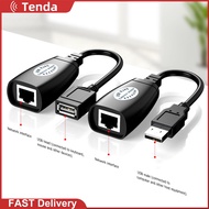 HW-RJ11 USB to RJ45 Network LAN Connector Extension Cable Signal Amplifier