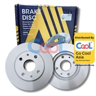 DISC ROTOR -FRONT AXIA B200-(2015)BEZZA B300-(2016)MYVI M600-(2012-2017)*LAGI-BEST AISIN -ADVICS