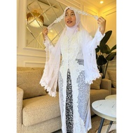Wedding ceremony kebaya wedding reception dress/ white wedding ceremony dress/ white wedding kebaya/