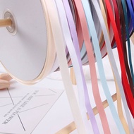 1 Roll Satin Ribbon 1cm Wide Satin Ribbon/ 91m Long Satin Flower Bouquet Ribbon/