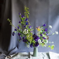 深紫自然系桌花 | 鮮花花禮 | 開幕送禮 | 可客製