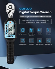 【WoW shop】 【IN Stock】GOYOJO 2024 Newest 3/8" Digital Torque Wrench High-Precision Multi-Application 