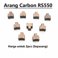 Carbon Brush Dinamo RS550 RS775 - DC Motor 12V 18V 21V 25V Arang Dinamo Bor Baterai 550 545 775 795