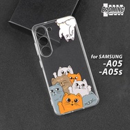 Samsung A05 - A05S Case Samsung A05 - A05S Motif [CAT] Booming Case Softcase Premium - Case hp - Cas