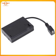 [CloudsMiles] 3XAA Battery Case with Cover and Switch Connected to USB Female Connector USB Female S