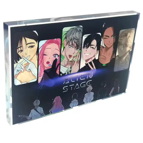 [Alien Stage Joint] Anime Acrylic Brick 12x8x1cm 3D Stereo Relief Wall Decor Waterproof and Scratch-