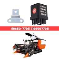 12V Glow Plug Rely Time Delay Relay Spark Plug Relay for Kubota Yanmar 119650-77911 11965077911