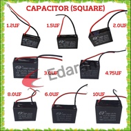 JY 450VAC CAPACITOR (SQUARE) - 1.2UF , 1.5UF , 2.0UF , 3.0UF , 4.75UF , 6UF , 8UF AND 10UF