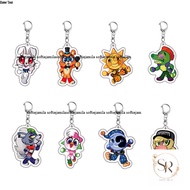 Sundrop FNAF Final Boss game Joker Sun Doll keychain