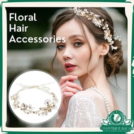 CK Princess Pearl Flower Crown Headband Kids Wedding Girl Bridesmaid Accessories Hair Aksesori Rambu