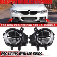 LED Car Front Bumper Fog Lamp Driving Lamp For BMW F20 F22 F23 F30 F35 LCI F34 GT Fog Light LED DRL 