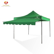 เต้นท์ลัคกี้(T2s) LUCKYFRIENDเต็นท์พับได้พร้อมกันสาด ขนาด2x2 /2x3/3x3 รุ่นโครงขาสีขาว เเข็งเเรง ทนทา