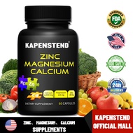 Original Calcium Magnesium &amp; Zinc Caplets, Immune &amp; Supporting Bone Health|Trace Minerals |Vita
