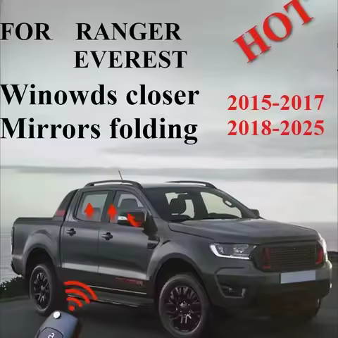 Windows Closer Mirror Folding Glass Lift Module for FORD RANGER 2015-24 Accessories for Ford Ranger