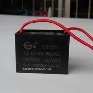 CAPACITOR SQ 14 uF 450V. 14uF 450V.