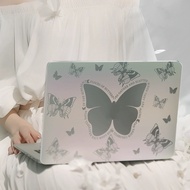 Gradient Butterfly Matte case compatible for MacBook M5 2025 A3240 A3241 2024 M4 M3 Air Pro case A26