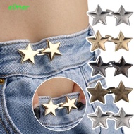 ELMER Star Pants Button Tightener, Alloy Waist Buckle Jean Fit Tighten Buckles, Trendy Button Clasps