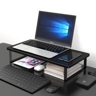 RL DEPARTMENT STORE - 台式電腦顯示器 增高架 顯示屏抬高支架 桌面收納盒 辦公置物架 托高架 鍵盤收納架 置物架 增高架 電腦增高架