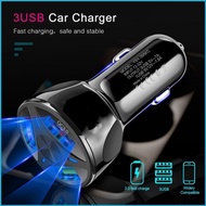 UTAKEE 3-Port Car Charger 35W Fast Charging Adapter 1 to 3 USB3 0 Charging Vehicles Phone Charger wi