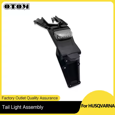 For HUSQVARNA 24-26 Motorcycle Enduro Tail Light Assembly Taillight Bracket License Plate Holder FE 