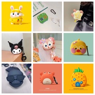 Pro4 Silicone Bluetooth Earphone Case Personalized Fall Protection Case Creative Cute Earphone Case