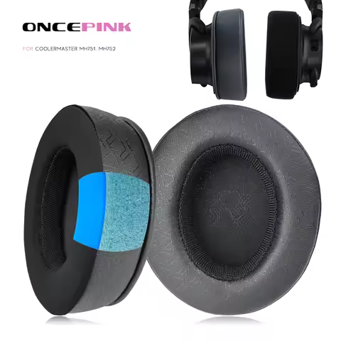 Oncepink Replacement Ear Pads for CoolerMaster MH751, MH752, MH670 Headphone Cooling Gel Cushion Ear
