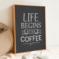 Wall Decoration Coffee Poster Wall Decor Coffee Quotes Cafe Decoration