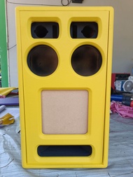 ลำโพงบลูทูธ เคสคอม โครงหล่อ หุ้มหนัง รองรับแม่เหล็ก2ชั้น ซับ 6.5 กลาง 4 นิ้ว แหลม 2 นิ้ว ไม้ MDF 15 