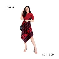 Women's Invitation dress modern batik dress jumbo batik dress Ethnic dress