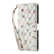 XICCI for Samsung Galaxy Note 10/Note 10Plus/Note 20/Note 20Ultra Flower Flip Cover Lanyard Leather
