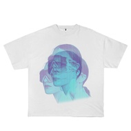 Domination Labs Oversized Boxy T-shirt Sky Glasses