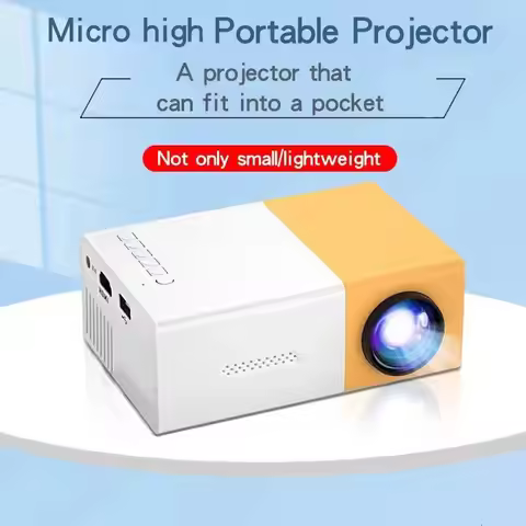 LGOODVIN YG300 Mini Projector 4K HD Portable Home Theater Kids Small Projector