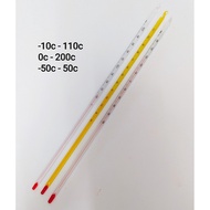 School Experiment Laboratory Glass Thermometer / 试验温度计 / Meter Suhu Lab Experiment (30cm/20cm)