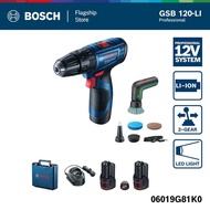 BOSCH ชุดสุดคุ้ม GSB 120-LI Gen 3 Upgrade และ Universal Brush