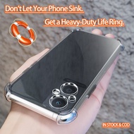 OnePlus Nord N20 5G GN2200 CPH2459 Crystal Clear 4 Corners Shockproof Soft Jelly Phone Case Back Cov