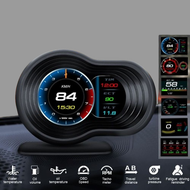F8 PLUS Car OBD GPS OBD2 Meter Digital Scanner Alarm Speed Gauge display Hud Water temp RPM Turbo Bo