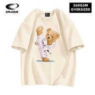 OMOS 260GSM Oversized T-Shirt Bear