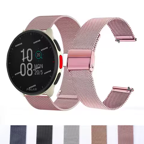 20mm Metal Strap For Polar Pacer/Pacer Pro Band Replacement Accessories Wristband Correa For Polar I