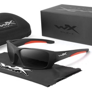 Wiley x WX brand New Sports Sunglasses Men HD Polarized Sun Glasses TR90 Square Frame Reflective Coa