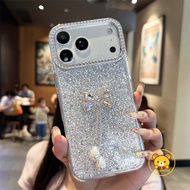 Bow Glitter Phone Case For Vivo Y13 Y12 Y12A Y12S Y11 Y11S Y10 Y5S Y3S T4X T4 T3 Lite Ultra T3X T2 T