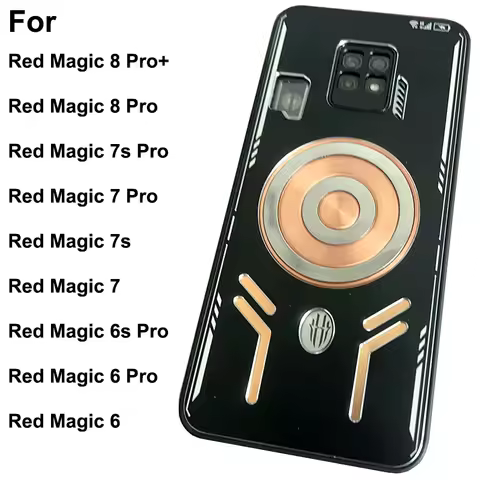 For Nubia Red Magic 6 7 8 Pro + Case 7s Pro Magnetic Absorption Back Cover Red Magic 6s Pro Red Copp