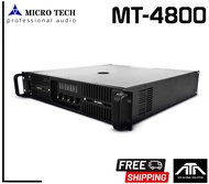 แถมเสื้อยืด MICROTECH MT4800 4-CH MT-4800 MT 4800 POWER AMP พาวเวอร์แอมป์ แอม ไมโครเทค ขยายเสียง 4 ช