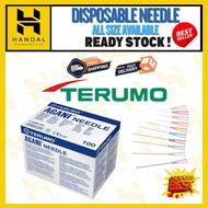 Terumo AGANI Disposable Needle 18G, 19G, 20G, 21G, 22G, 23G, 24G, 25G, 26G, 27G, 30G