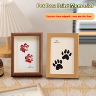 Pet Customized Paw Print Footprint Commemorative Photo Frame Cat Hand Footprint Commemorative Ink Pa