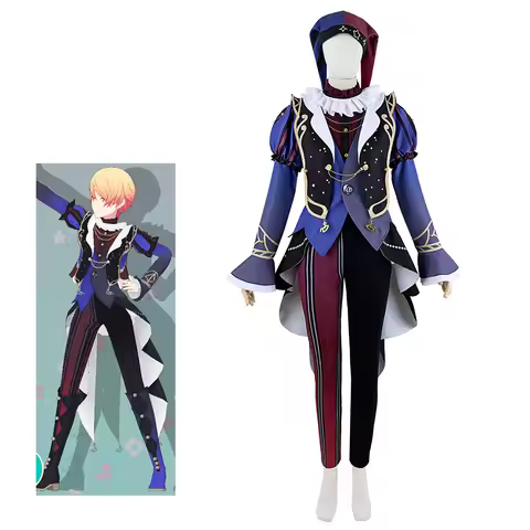 Project Sekai Colorful Stage! Fearless Clown Tenma Tsukasa Cosplay Costume Anime game Halloween 2025