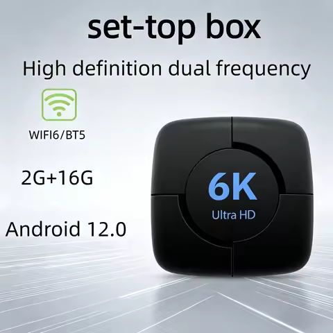 6K Android 10.0 TV BOX 4GB RAM 64GB ROM H616 Quad Core 2.4G/5G Wifi 6K Media player Set Top Box