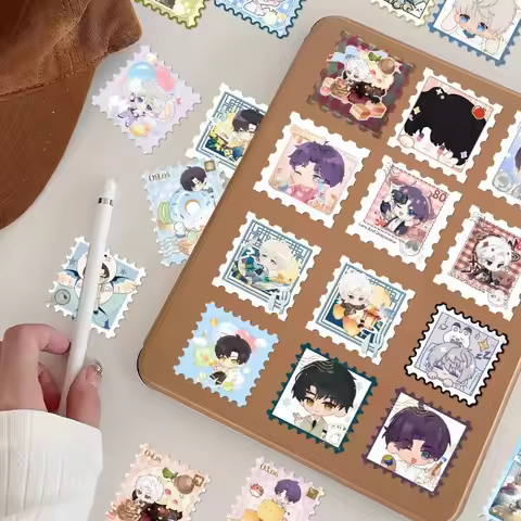 10/52Pcs Game Love and Deep Space Series Stamp Stickers Anime Characters Zayne Xavier Laptop Phone C