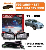 Toyota Innova Foglamp 2009-2011 Toyota Car Accessories Toyota Innova Car Accessories Exterior car ac