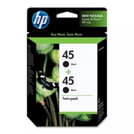 Mực in Phun HP 45 2-pack Black Original Ink Cartridges Đen (CC625AA) - Hàng chính hãng HP Việt Nam
