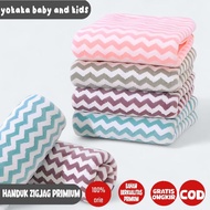 Baby zigzag towel 100, 50cm/ baby bath towel/ zigzag towel bath towel